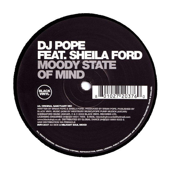 DJ Pope Feat. Sheila Ford - Moody State Of Mind