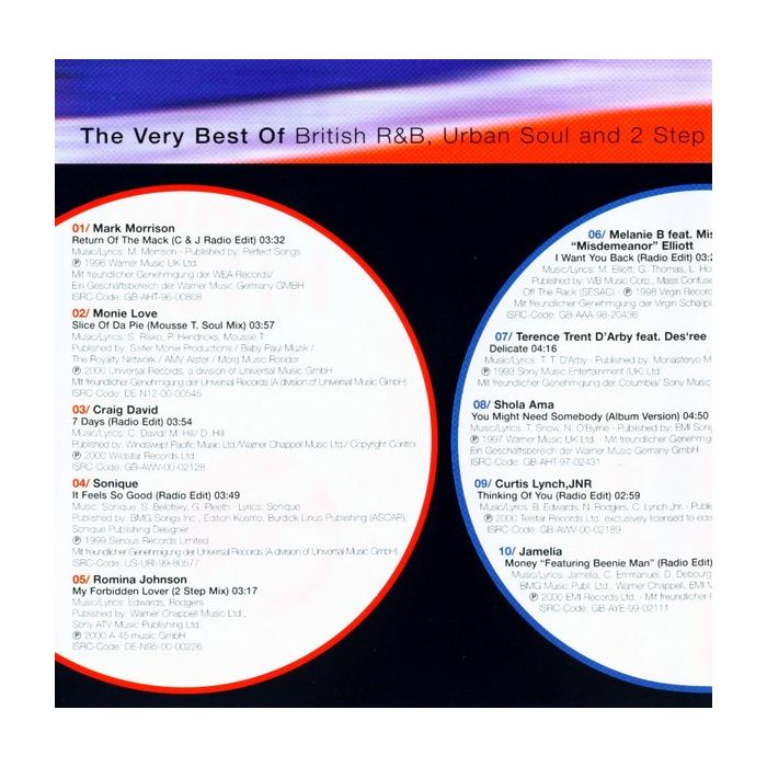 Various - Uk Black Hits: The Very Best Of British R&B, Urban Soul And 2 Step