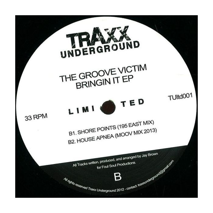 The Groove Victim - Bringin It EP