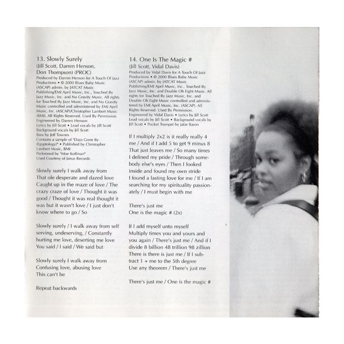 Jill Scott - Who Is Jill Scott? (Words And Sounds Vol. 1)