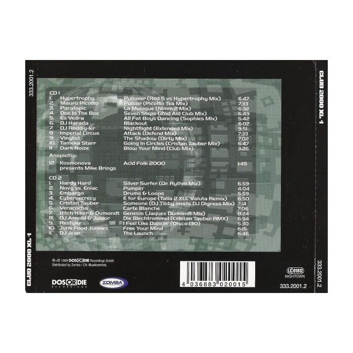 Various - Club 2000 XL -  The Real Club Feeling #1