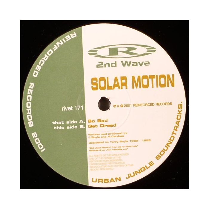 Solar Motion - So Bad / Get Dread