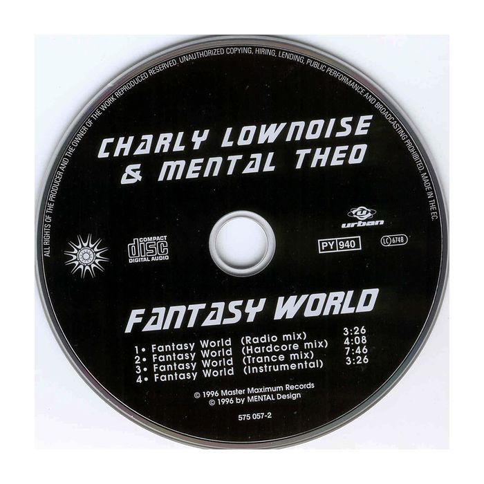 Charly Lownoise & Mental Theo - Fantasy World