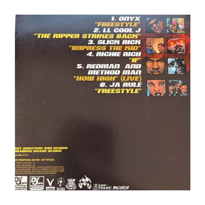 Def Jam - The Unstoppable Def Jam Sampler Method Man Cover