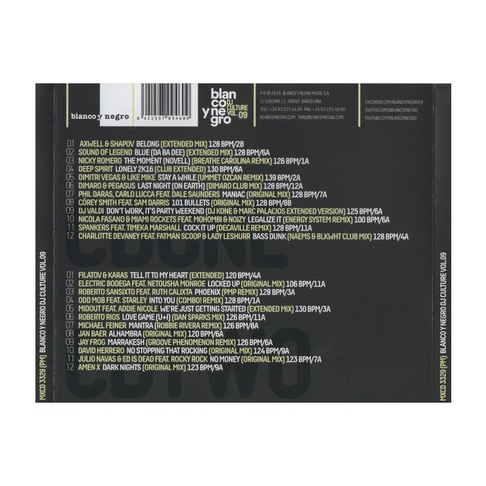 Various - Blanco Y Negro DJ Culture Vol.09