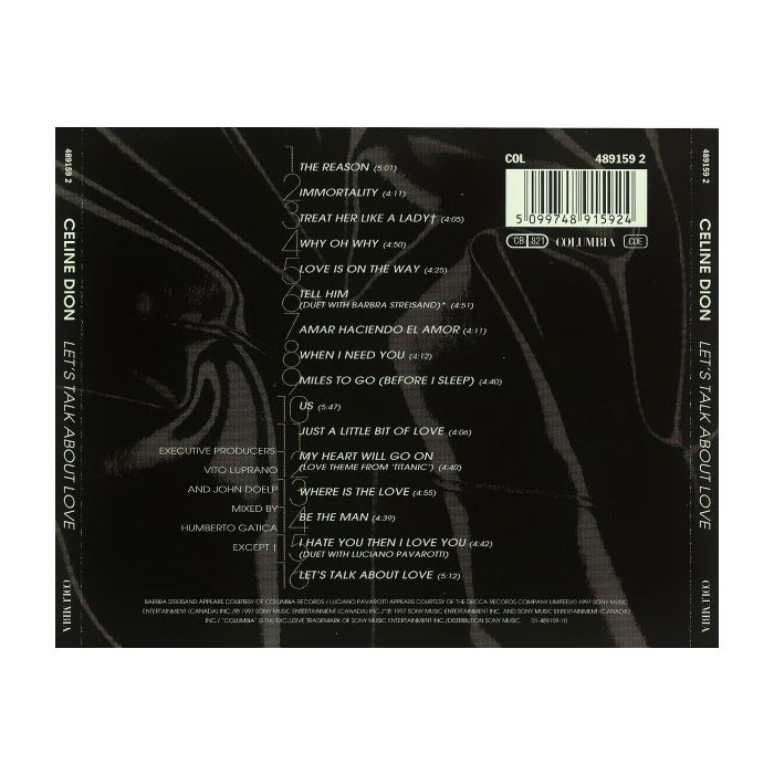 Céline Dion - Let's Talk About Love
