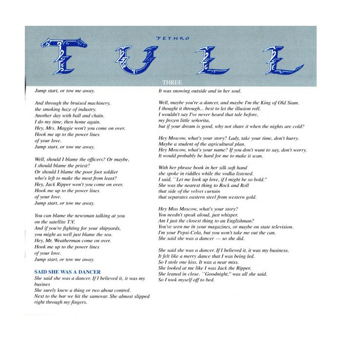 Jethro Tull - Crest Of A Knave