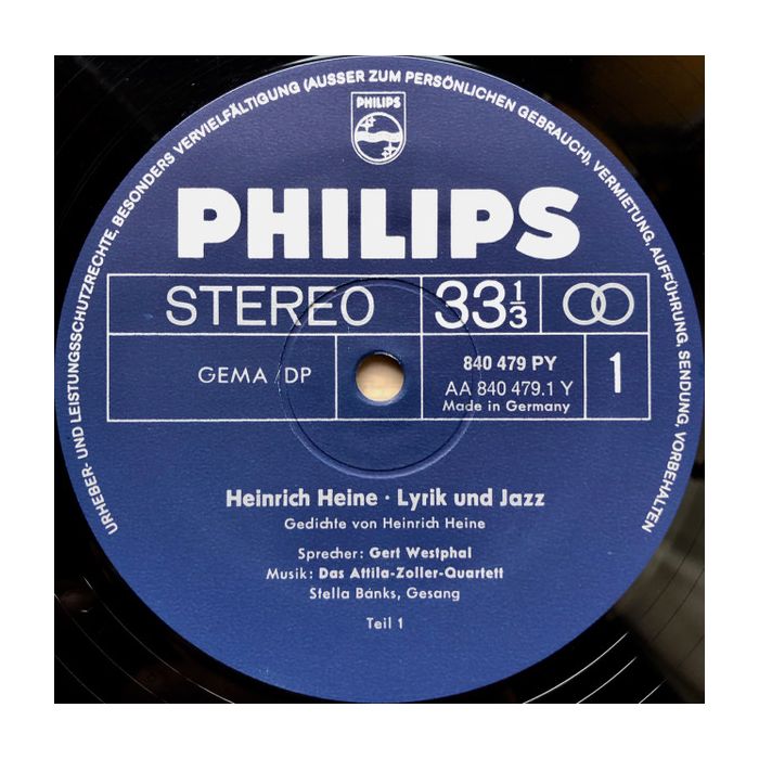 Heinrich Heine , Attila Zoller - Lyrik Und Jazz