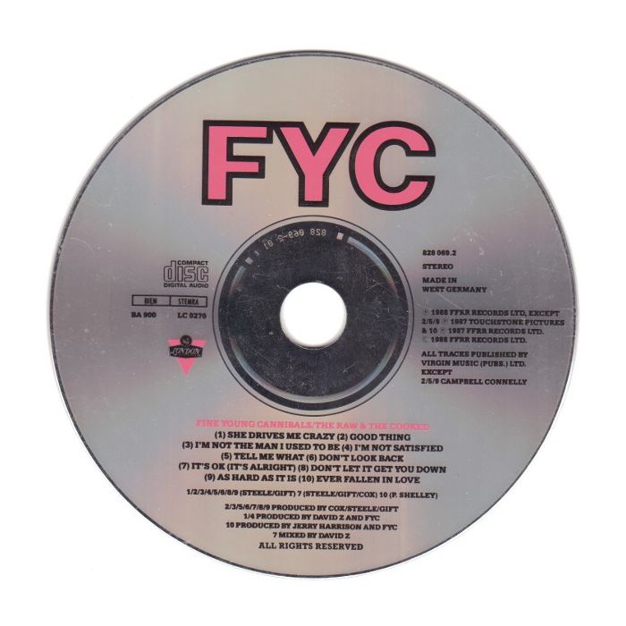 Fine Young Cannibals - The Raw & The Cooked