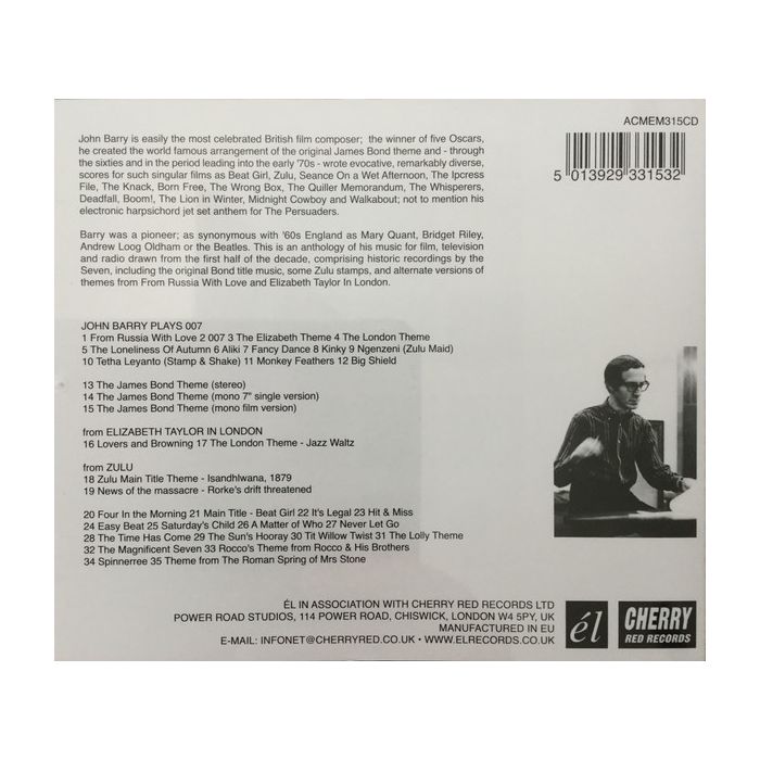 John Barry - John Barry Plays 007 & Other 60s Themes For Film & Television