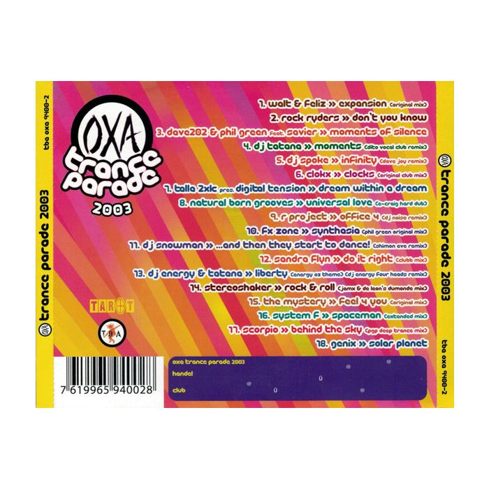 Various - OXA Trance Parade 2003