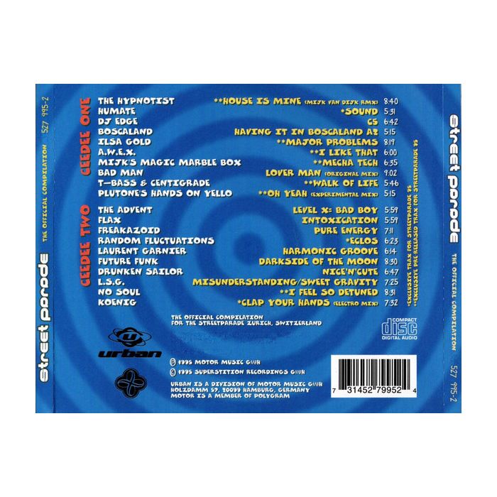 Various - Street Parade 95 - The Official Compilation