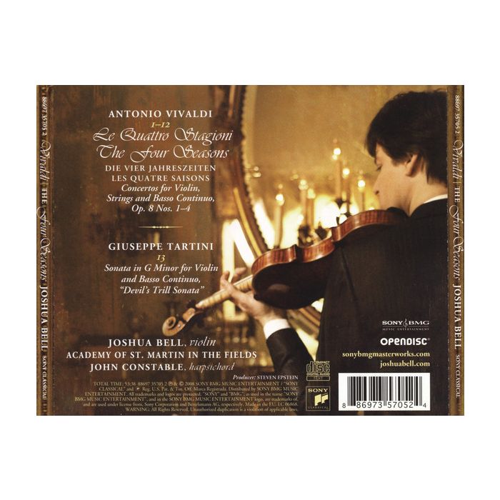 Antonio Vivaldi - Joshua Bell , The Academy Of St. Martin-in-the-Fields - The Four Seasons