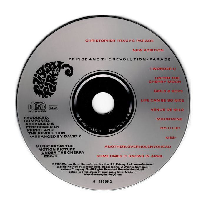 Prince And The Revolution - Parade