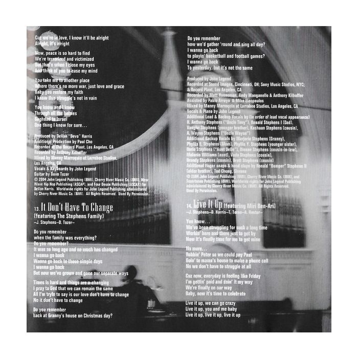 John Legend - Get Lifted