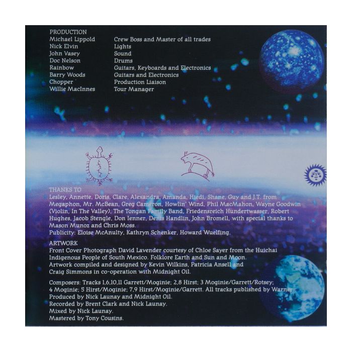 Midnight Oil - Earth And Sun And Moon