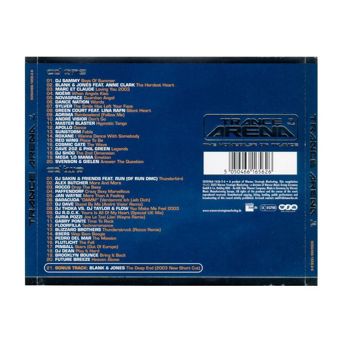 Various - Trance Arena 1 ‎– The Homebase Of Trance