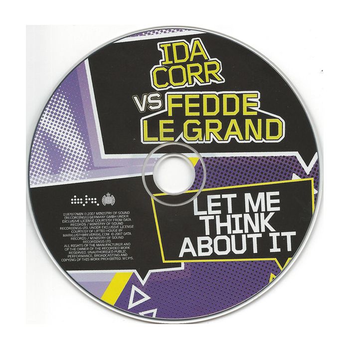 Ida Corr Vs Fedde Le Grand - Let Me Think About It