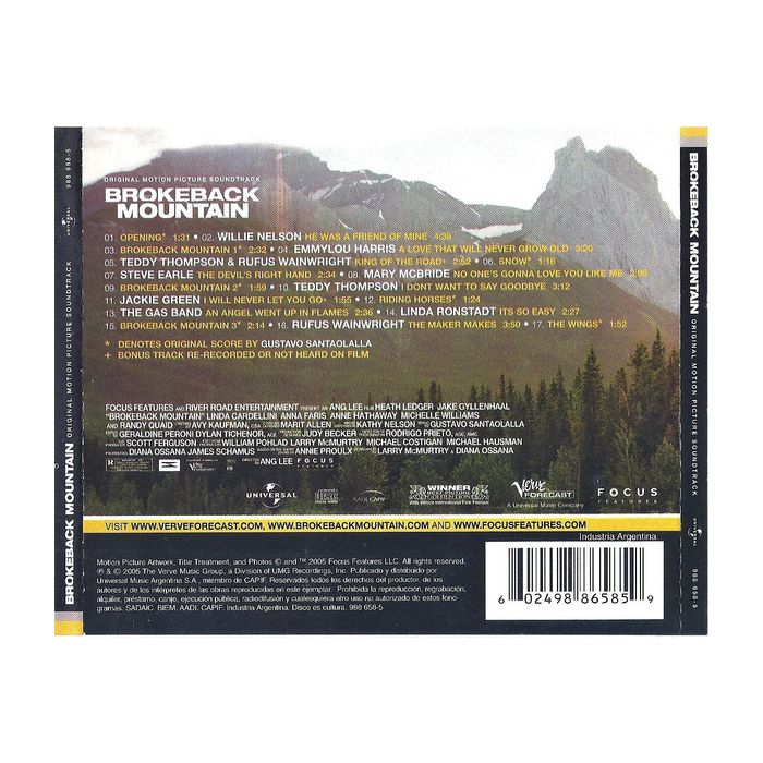 Gustavo Santaolalla - Brokeback Mountain (Original Motion Picture Soundtrack)