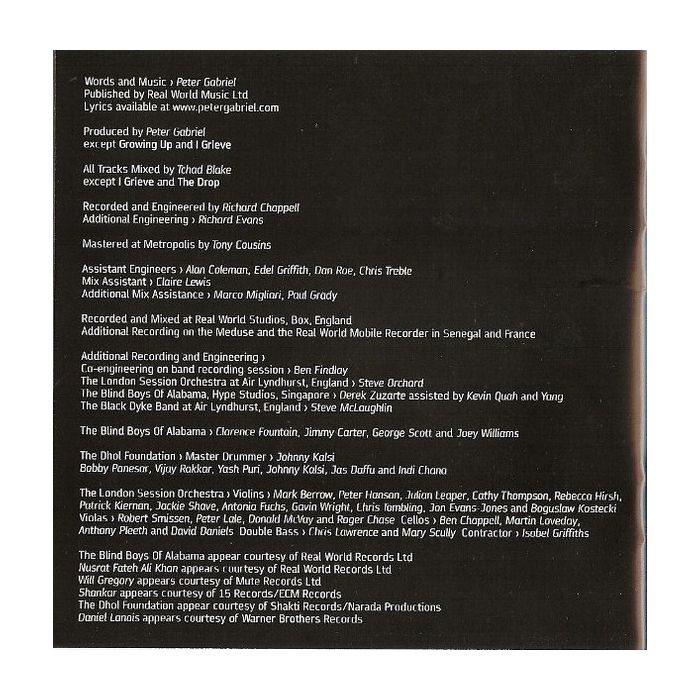 Peter Gabriel - Up