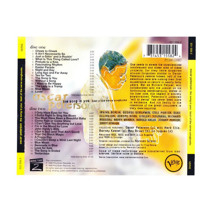 Oscar Peterson - The Song Is You (Best Of The Verve Songbooks)