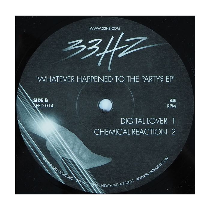 33HZ - Whatever Happened To The Party? EP