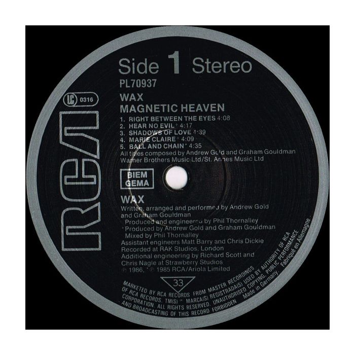 Wax  - Magnetic Heaven