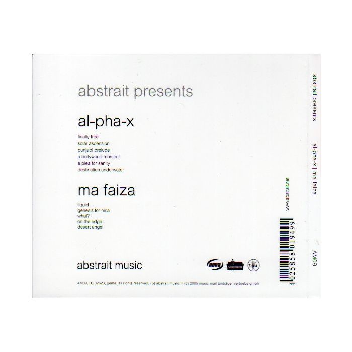 Al-Pha-X & Ma Faiza Selected by Raphaël Marionneau - Al-Pha-X & Ma Faiza