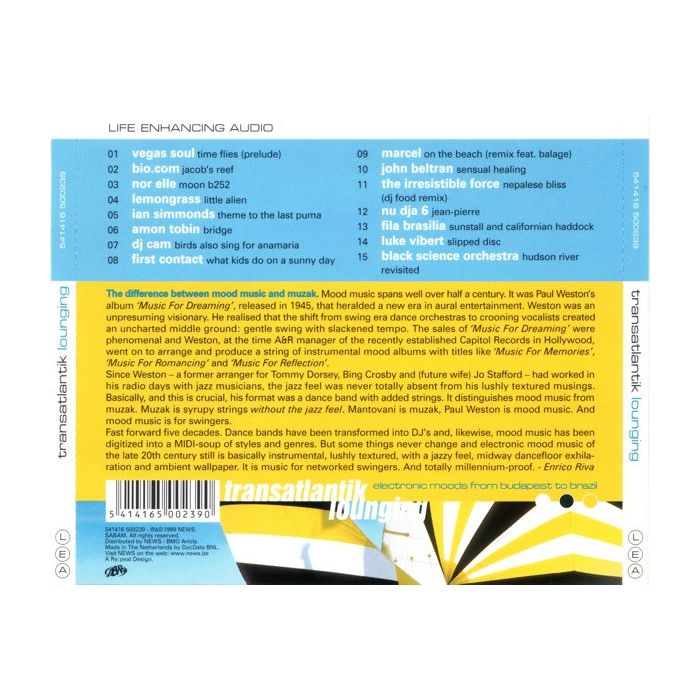 Various - Transatlantik Lounging (Electronic Moods From Budapest To Brazil)