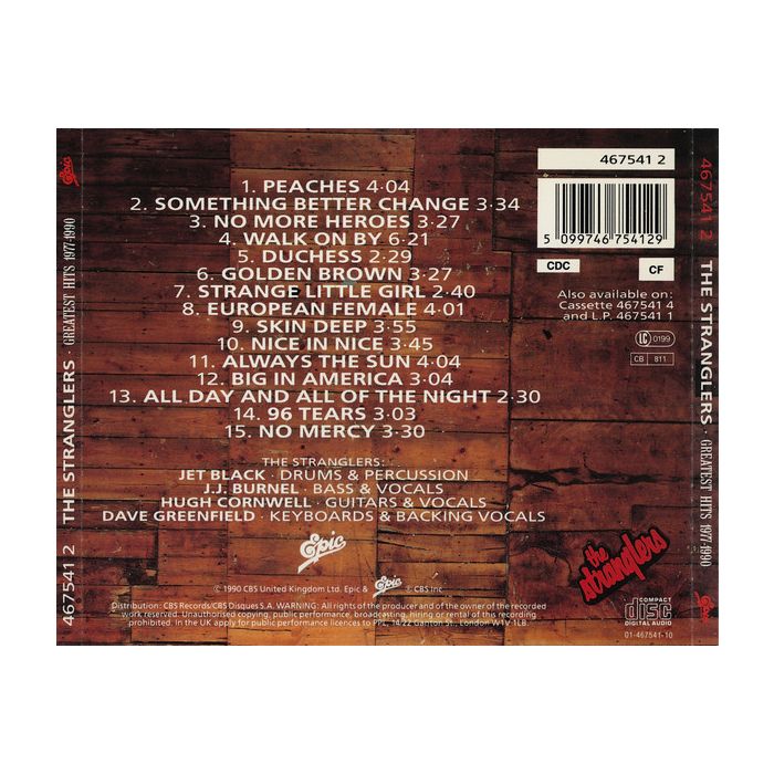The Stranglers - Greatest Hits 1977-1990