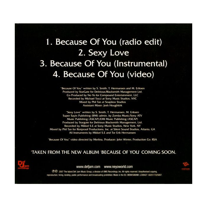 Ne-Yo - Because Of You