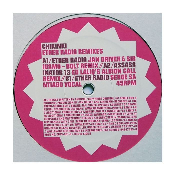 Chikinki - Ether Radio Remixes