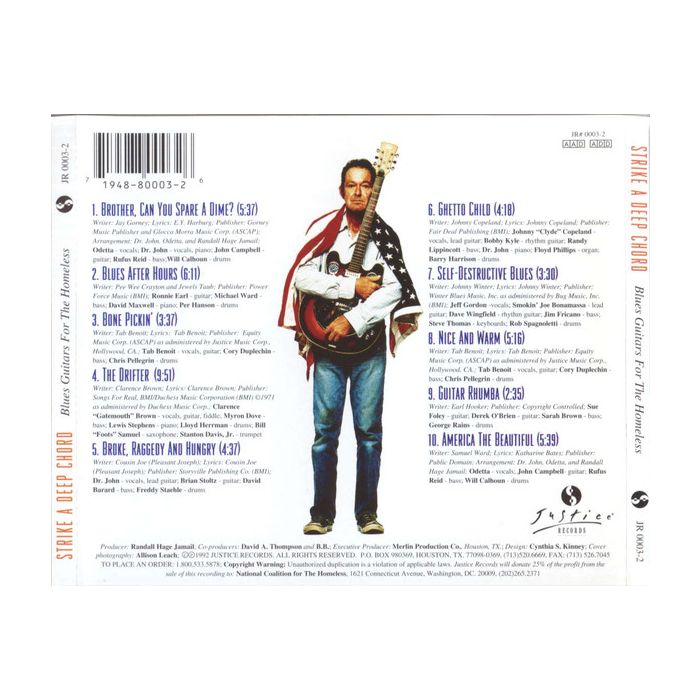 Various - Strike A Deep Chord: Blues Guitars For The Homeless