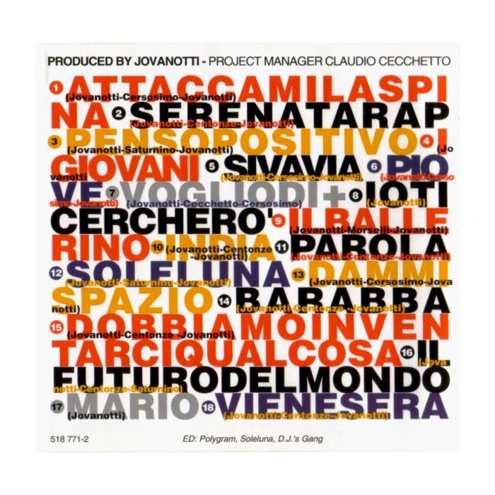 Jovanotti - Lorenzo 1994