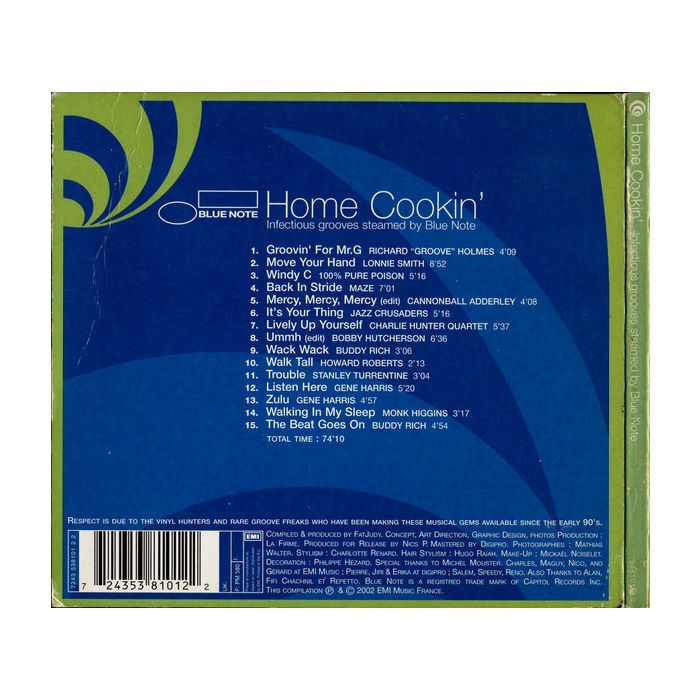 Various - Home Cookin' (Infectious Grooves Steamed By Blue Note) 