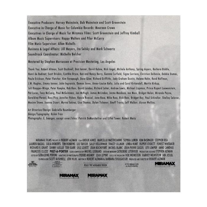 Various - Pret-A-Porter (Music From The Motion Picture)