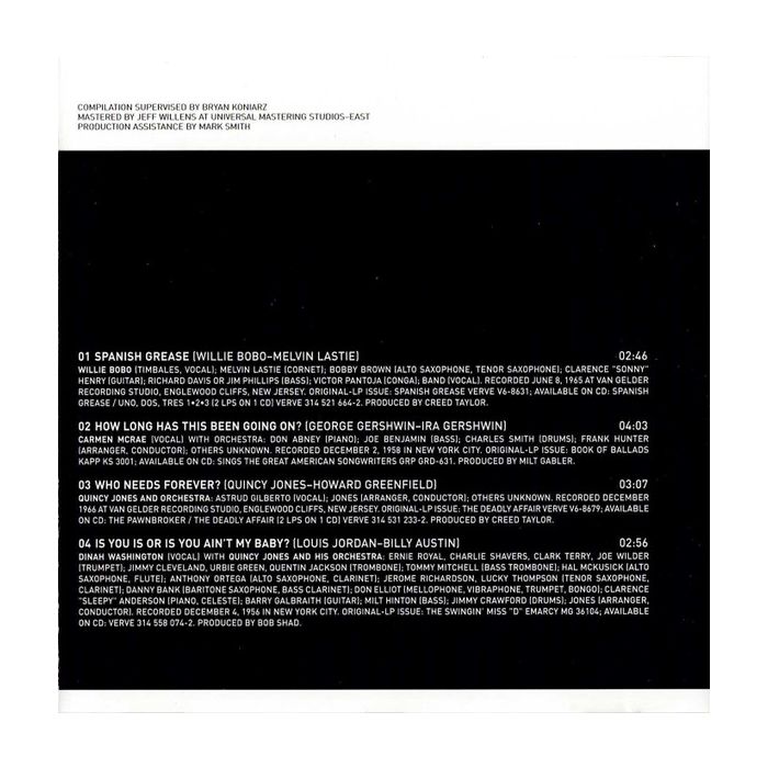 Various - Verve // Unmixed
