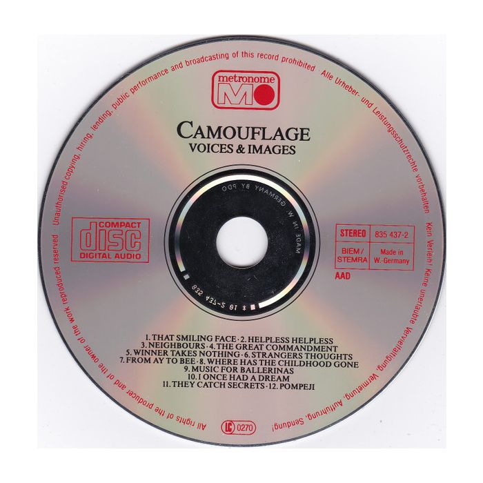 Camouflage - Voices & Images