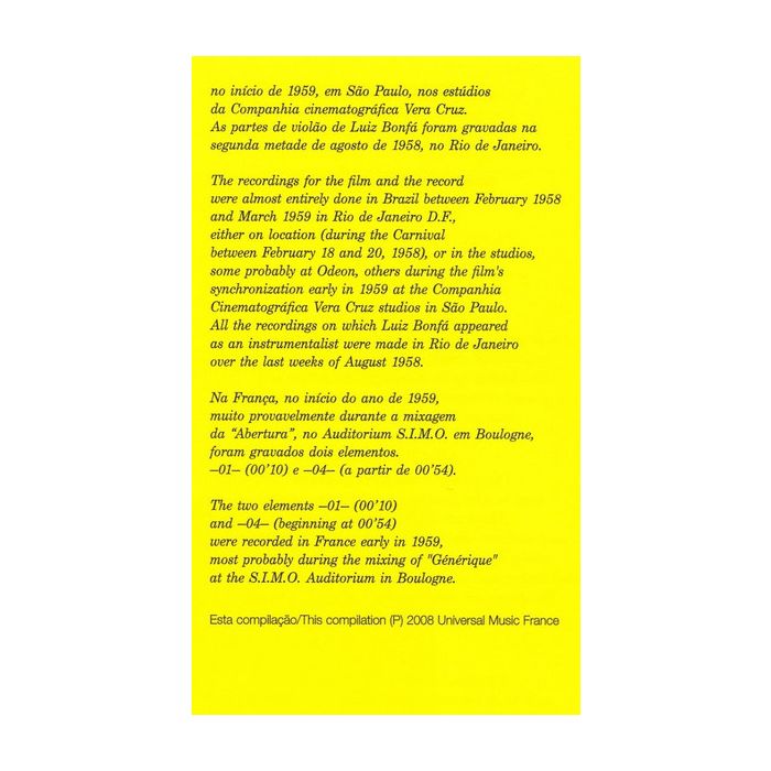 Various - Black Orpheus - The Original Soundtrack From The Marcel Camus Film