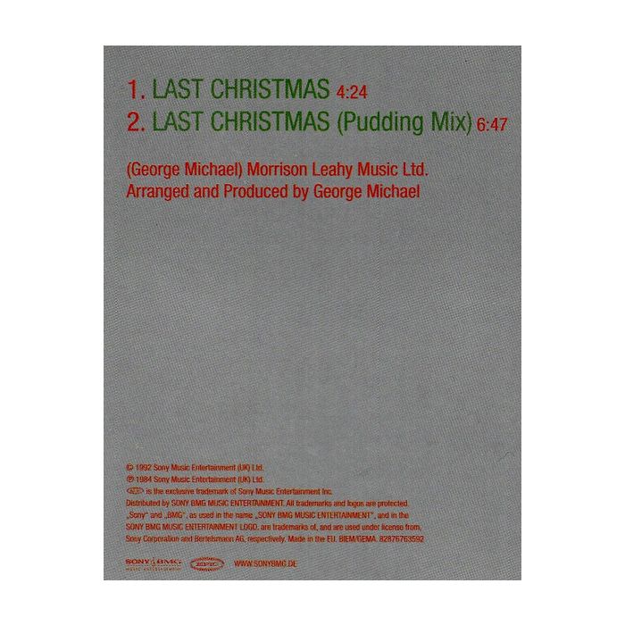 George Michael , Andrew Ridgeley , Wham! - Last Christmas