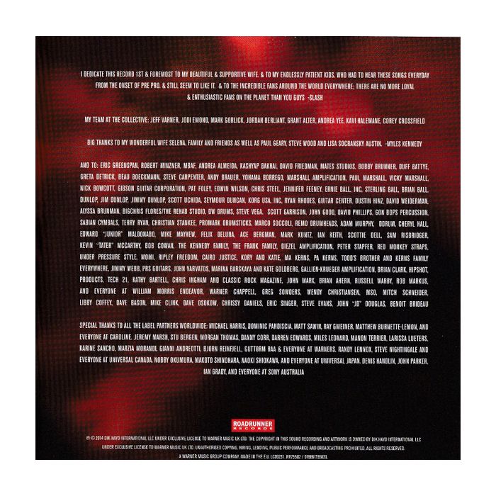 Slash  Featuring Myles Kennedy And The Conspirators - World On Fire