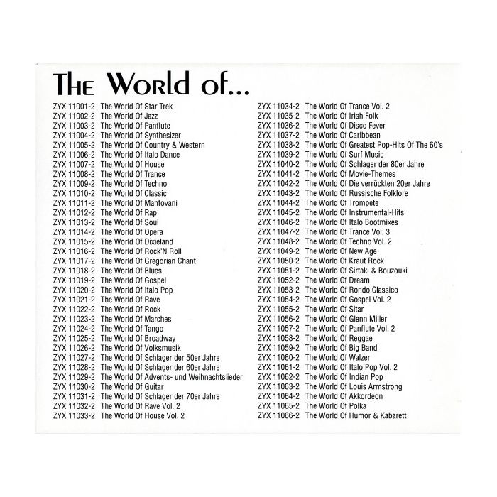 Various - The World Of Techno Vol. 3