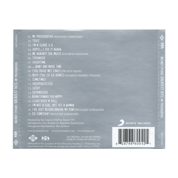 Britney Spears - Greatest Hits: My Prerogative