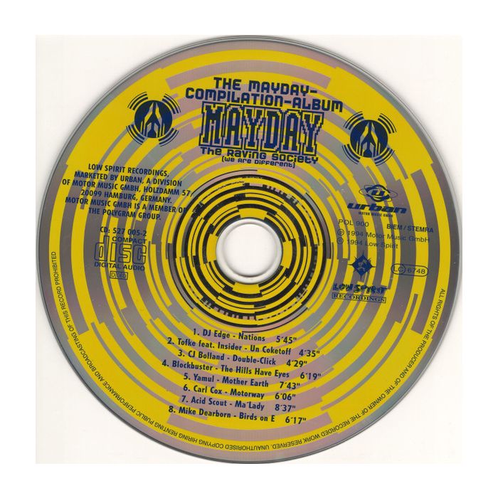 Various - Mayday - The Raving Society (We Are Different) - The Mayday-Compilation-Album