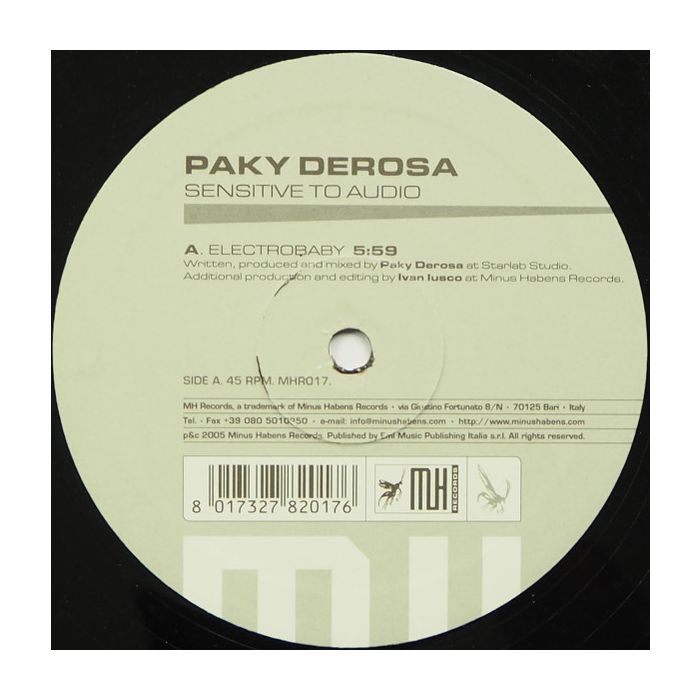Paky Derosa - Sensitive To Audio