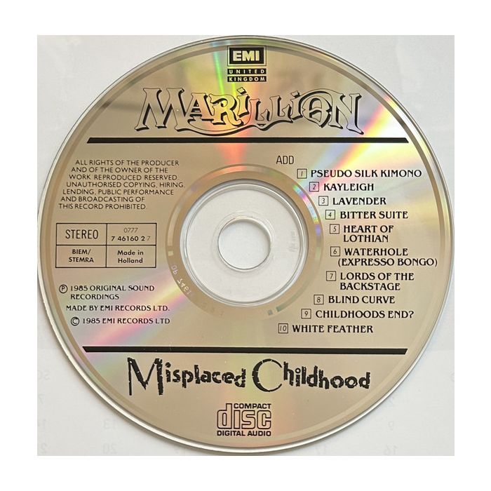 Marillion - Misplaced Childhood