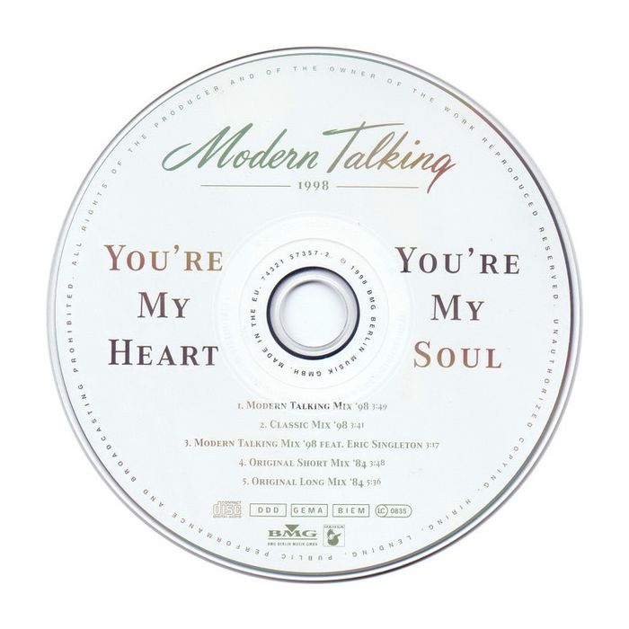Modern Talking - You're My Heart, You're My Soul 1998