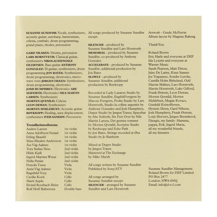 Susanne Sundfør - Ten Love Songs