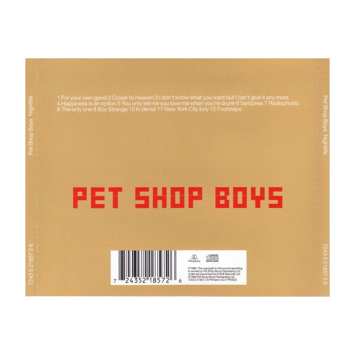 Pet Shop Boys - Nightlife