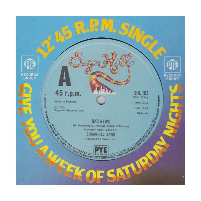Sugarhill Gang - Bad News
